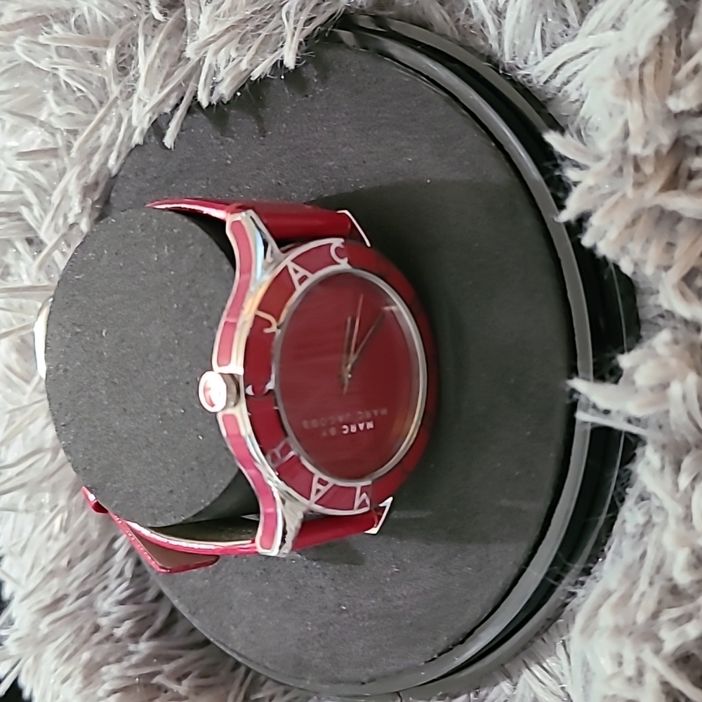 Marc Jacobs Pink Leather Band watch